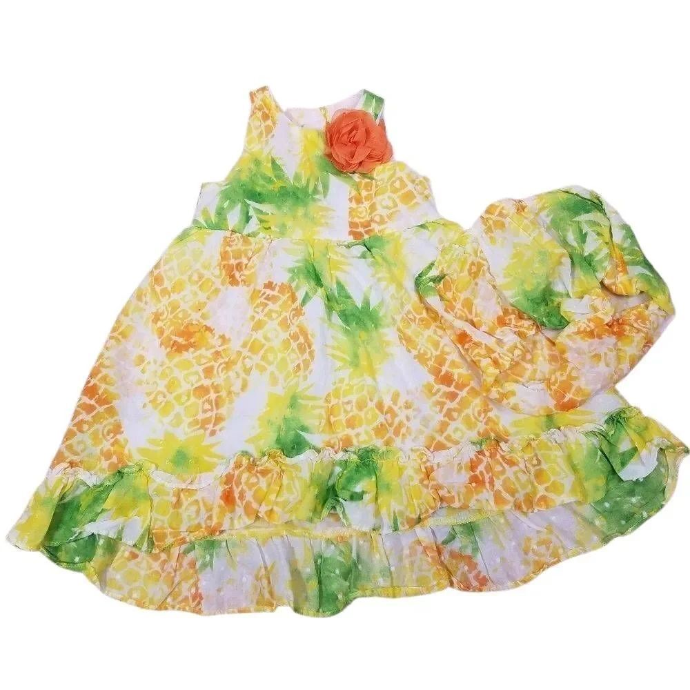 Penelope Mack 2 PC pineapple dress 12 month